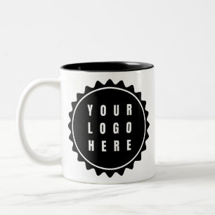 Caneca De Café Em Dois Tons Crie o Seu Próprio