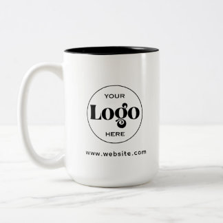 Caneca De Café Em Dois Tons Crie Seu Próprio Logotipo Personalizado
