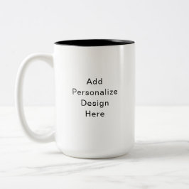 Caneca De Café Em Dois Tons crie seu próprio personalizado
