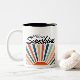 Caneca De Café Em Dois Tons Crie seu próprio sol