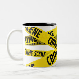Caneca De Café Em Dois Tons "Crime Scene" MUG