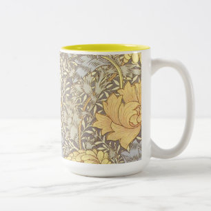 Caneca De Café Em Dois Tons Crisântemo Flor de Mãe