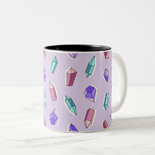 Caneca De Café Em Dois Tons Cristais