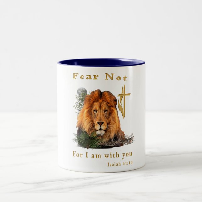 Caneca De Café Em Dois Tons cristão (Centro)