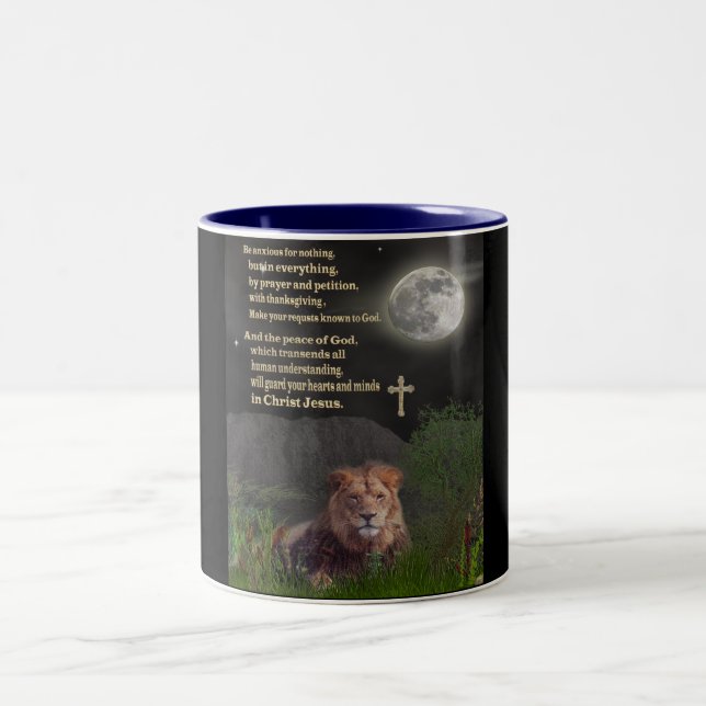 Caneca De Café Em Dois Tons cristão (Centro)