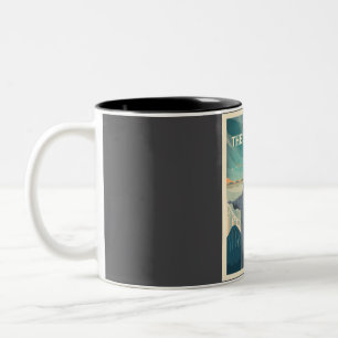 Caneca De Café Em Dois Tons Cristo do Redeemer Rio de Janeiro