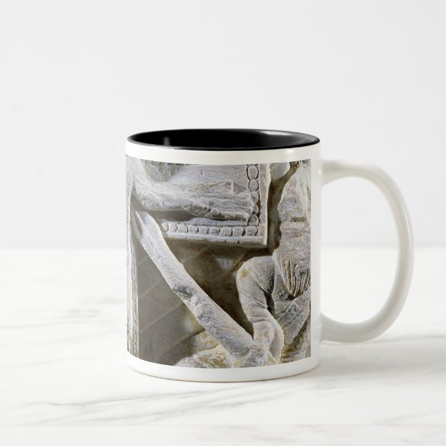 Caneca De Café Em Dois Tons Cristo na cruz (Direita)
