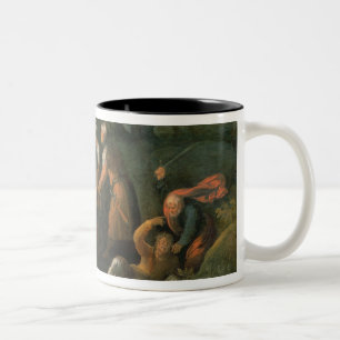 Caneca De Café Em Dois Tons Cristo no jardim de Gethsemane