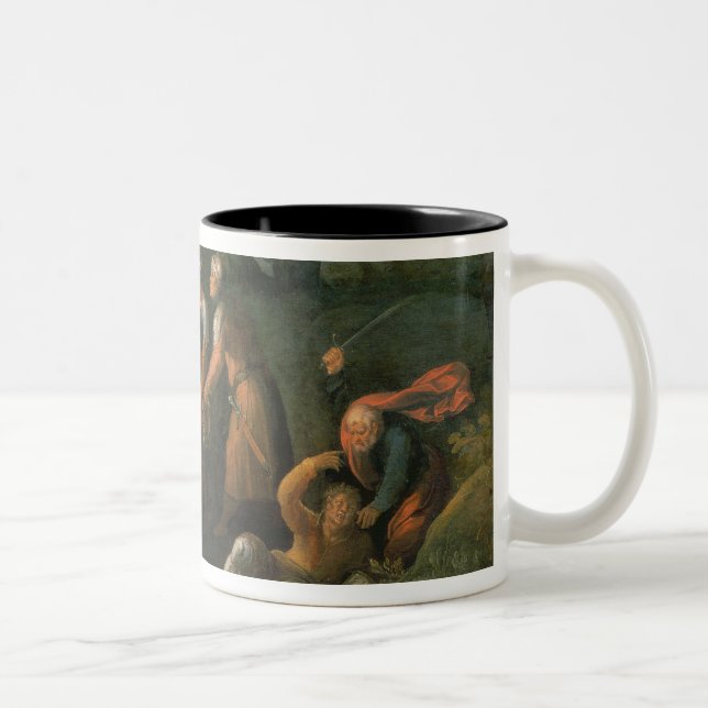 Caneca De Café Em Dois Tons Cristo no jardim de Gethsemane (Direita)