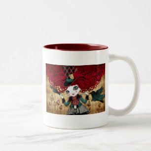 Caneca De Café Em Dois Tons Crivo louco