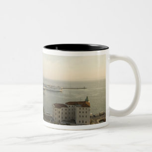 Caneca De Café Em Dois Tons Croácia, Dalmácia, Split. Vista de Riva