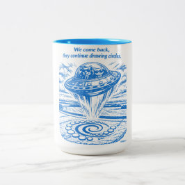 CANECA DE CAFÉ EM DOIS TONS CROP CIRCLES
