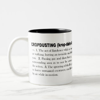 Caneca De Café Em Dois Tons Cropdusting 1
