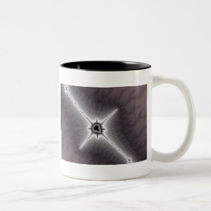Caneca De Café Em Dois Tons Crucifixo - Mug Fractal