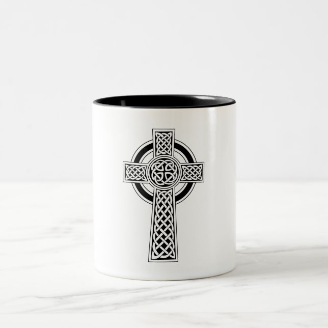 Caneca De Café Em Dois Tons Cruz Celta (Centro)