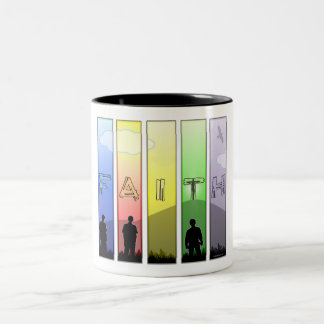 Caneca De Café Em Dois Tons Cruz da Fé