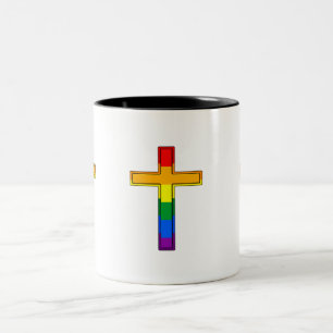 Caneca De Café Em Dois Tons Cruz Gay