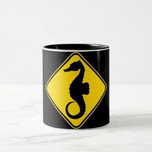 Caneca De Café Em Dois Tons Cruzamento de Cavalo de Investigação!