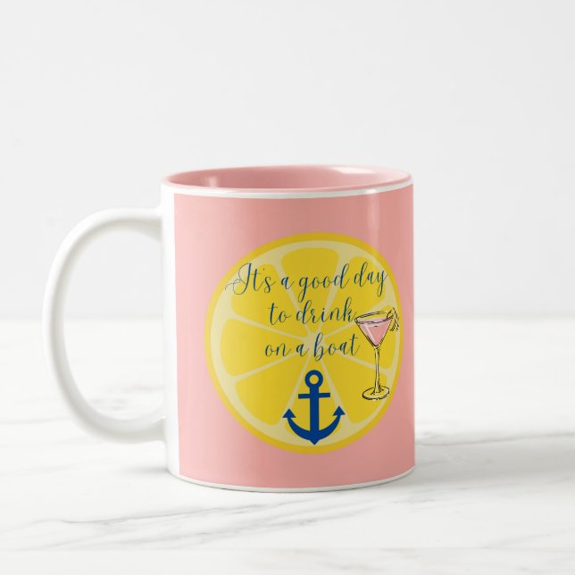 Caneca De Café Em Dois Tons Cruzeiro de Barco (Esquerda)