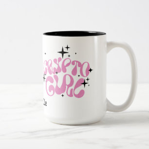 Caneca De Café Em Dois Tons Crypto Girl