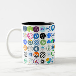Caneca De Café Em Dois Tons Cryptocurrency Mug