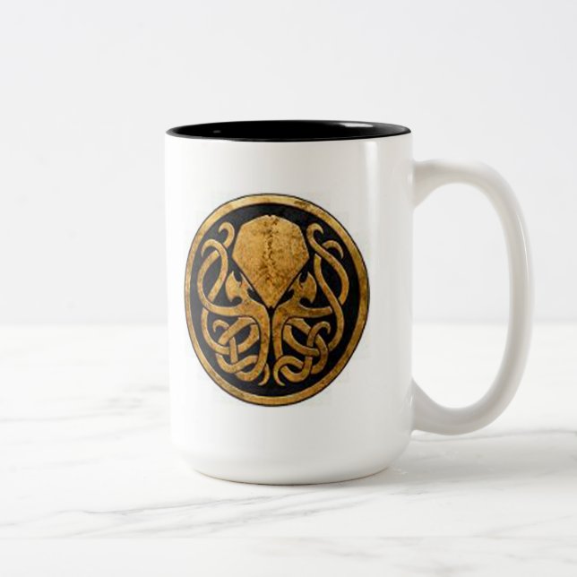 Caneca De Café Em Dois Tons Cthulhu (Direita)