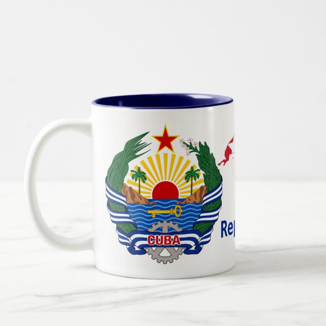Caneca De Café Em Dois Tons Cuba Mug / Kuba Tasse (Esquerda)
