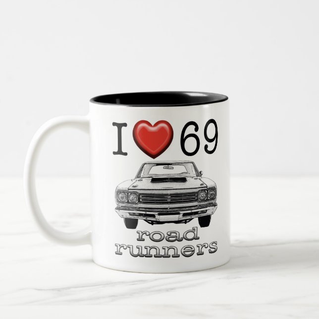 Caneca De Café Em Dois Tons Cuco terrestre australiano 1969 (Esquerda)