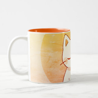 Caneca De Café Em Dois Tons "Cuddle in a Cup: Cute Coffee Mug for Sweet Moment