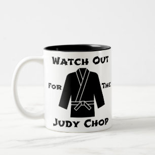 Caneca De Café Em Dois Tons Cuidado Com O Judy Chop