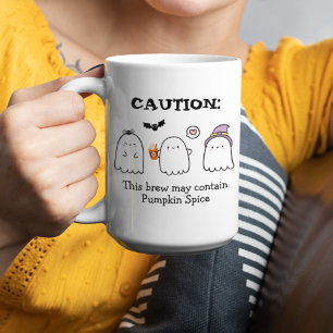 Caneca De Café Em Dois Tons Cujo Halloween Fantasma Aranha-Aranha Pumpkin Espe