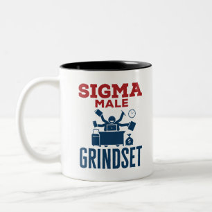 Caneca De Café Em Dois Tons Cultura Colaboradora Sigma Male Grindset Hustle