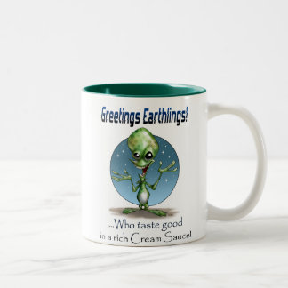 Caneca De Café Em Dois Tons Cumprimentos!