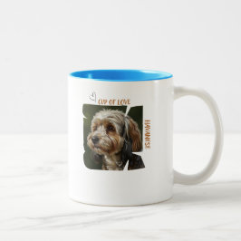 Caneca De Café Em Dois Tons Cup of Love Dog Lover Coffee Gift Ideas