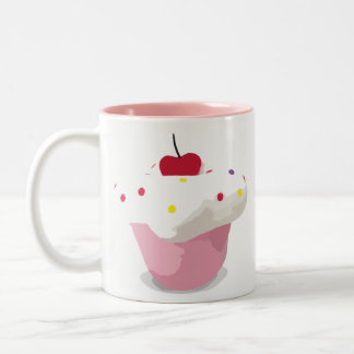 Caneca De Café Em Dois Tons Cupcake
