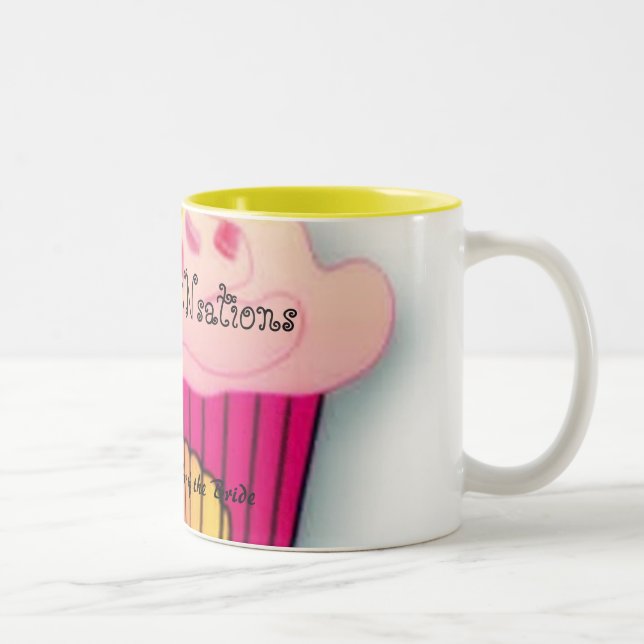 Caneca De Café Em Dois Tons cupcake3, SeNNsations doce, Lori Taft: Mãe… (Direita)