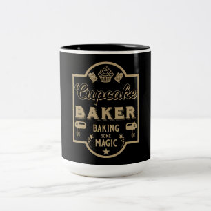 Caneca De Café Em Dois Tons Cupcake Master Baker