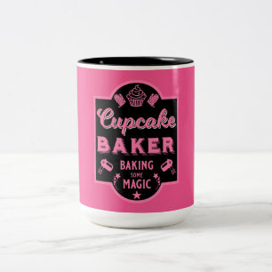 Caneca De Café Em Dois Tons Cupcake Master Baker