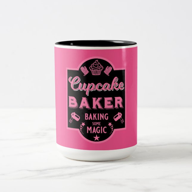 Caneca De Café Em Dois Tons Cupcake Master Baker (Centro)