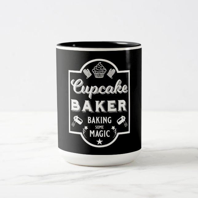 Caneca De Café Em Dois Tons Cupcake Master Baker (Centro)