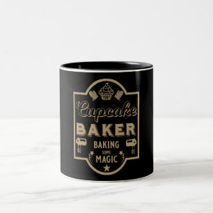 Caneca De Café Em Dois Tons Cupcake Master Baker