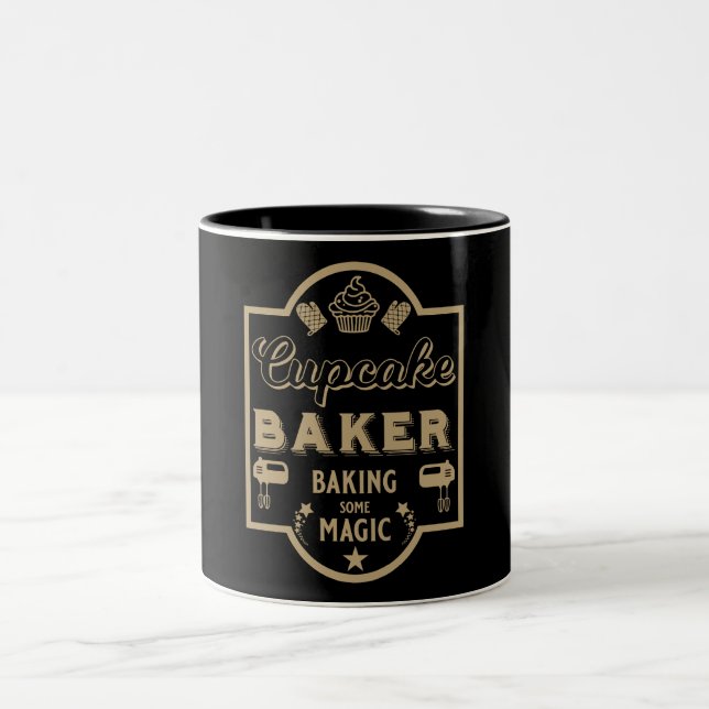 Caneca De Café Em Dois Tons Cupcake Master Baker (Centro)