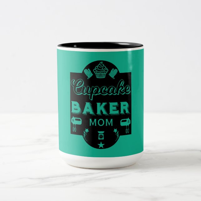 Caneca De Café Em Dois Tons Cupcake Master Baker (Centro)