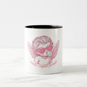 Caneca De Café Em Dois Tons Cupid Mug Para Namorados