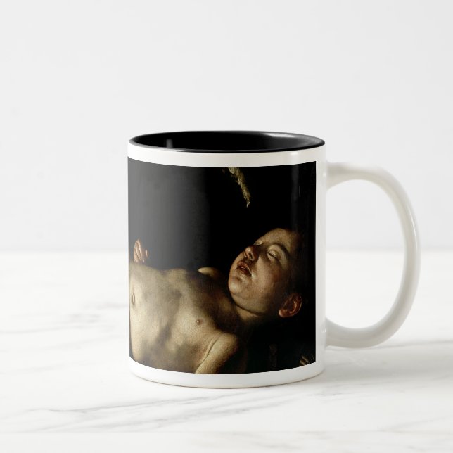 Caneca De Café Em Dois Tons Cupido do sono, 1608 (Direita)
