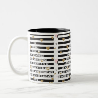 Caneca De Café Em Dois Tons Cuppainspira Amor Faz