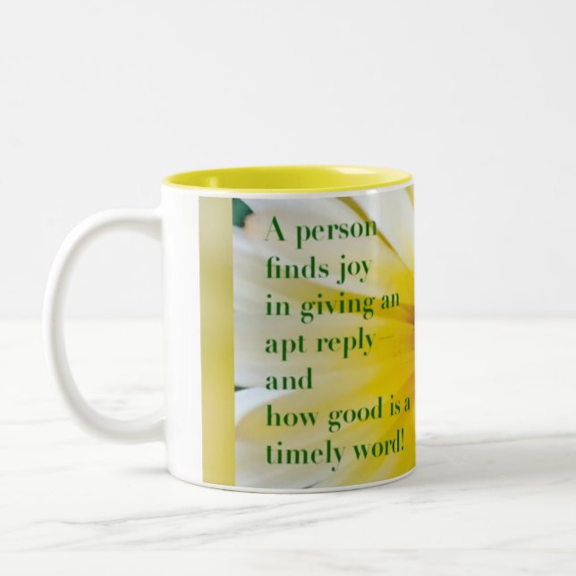 Caneca De Café Em Dois Tons Cuppainspira ...Para Sua Saúde (Esquerda)