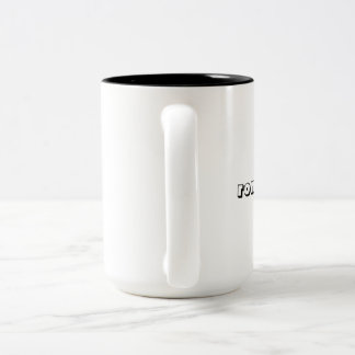 Caneca De Café Em Dois Tons Cups Cat on Coffee