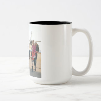 Caneca De Café Em Dois Tons Custom China Cup – One Family, One Heart