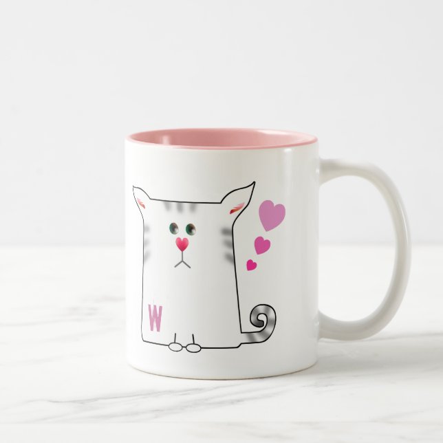 Caneca De Café Em Dois Tons Customizável: Pouco Alfie (Direita)